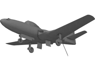 FH-1 Phantom 3D Model preview
