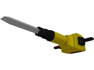 Bosch Electric JackHammer 3D Model preview