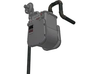 Gas Meter 3D Model preview