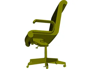 Sapper Executive Armchair 3D Model preview