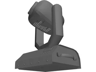 Moving Head Club Light 3D Model preview