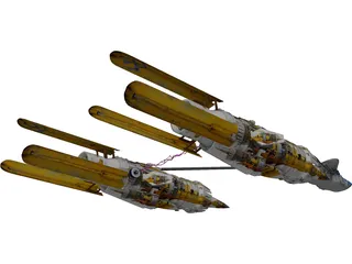 Star Wars Anipod 3D Model preview