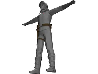 Star Wars Hoth Soldier 3D Model preview