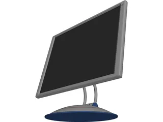 TFT LCD Monitor 3D Model preview