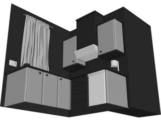 Kitchen 3D Model preview