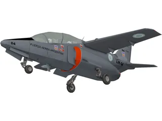 FMA IA-63 Pampa 3D Model preview
