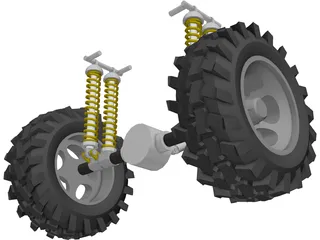 Suspension 3D Model preview