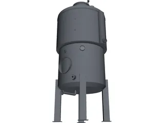 Wine Holding Tank 3D Model preview