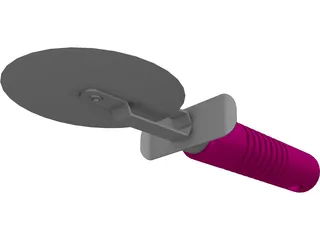 Pizza Cutter 3D Model preview