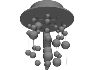 Bubble Lights 3D Model preview