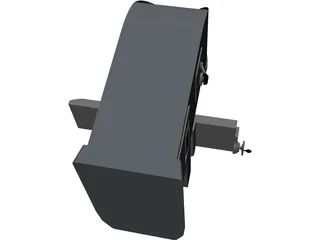 Milling Machine 3D Model preview