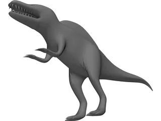 Spinosaurus Toy 3D Model preview