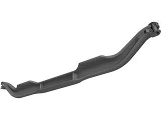 Front Axle 3D Model preview