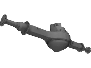 Rear Axle 3D Model preview