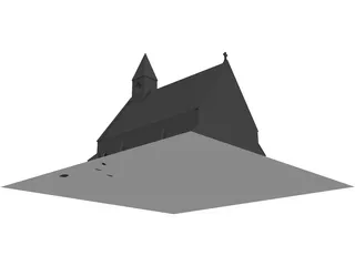 Scotish Chapel 3D Model preview