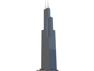 Sears Tower 3D Model preview
