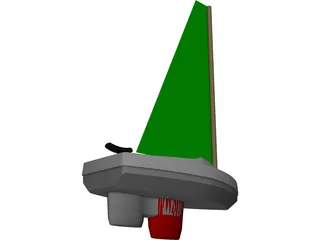 Vacuum Formed Model Boat 3D Model preview