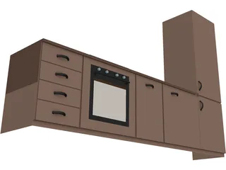 Kitchen 3D Model preview