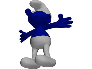 Smurf 3D Model preview