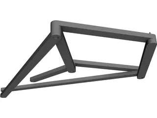 Peaucellier Linkage 3D Model preview