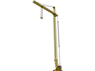 Tower Crane 3D Model preview