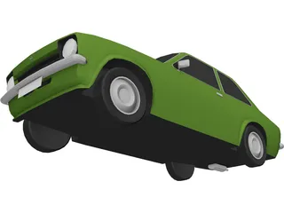 Opel Kadett C (1973) 3D Model preview