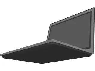Notebook 3D Model preview