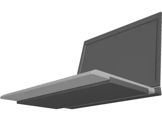 Notebook 3D Model preview