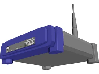 Linksys WRT54G 3D Model preview