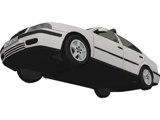 Skoda Octavia Police (1999) 3D Model preview