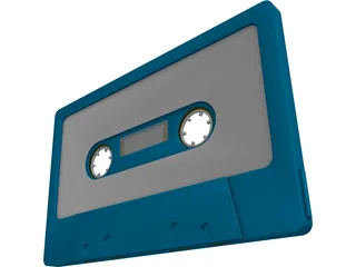 Audio Cassette 3D Model preview