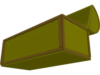 Treasure Chest 3D Model preview