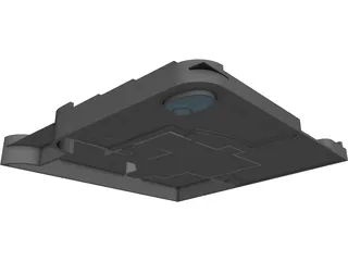 House 3 Story 3D Model preview