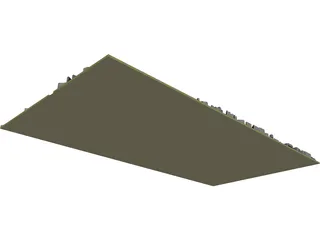 Madrid City Part 3D Model preview