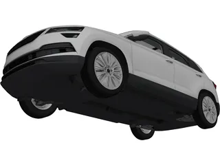 Skoda Karoq (2018) 3D Model preview