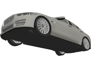 Jaguar XE Portfolio (2018) 3D Model preview