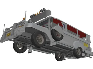Jeep Philippines 3D Model preview