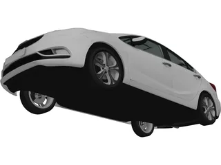 Kia Cerato Forte (2014) 3D Model preview