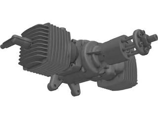 ZDZ 112cc Engine 3D Model preview
