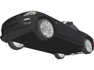Fiat 124 Spider (2017) 3D Model preview