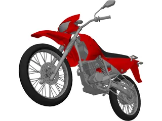 Yamaha XTZ 125 3D Model preview