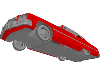 Chevrolet Caprice (1975) 3D Model preview