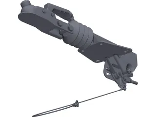 AL-KO AK-160 Breakes Lock 3D Model preview