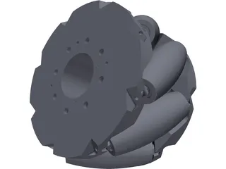 Mecanum Wheels 3D Model preview