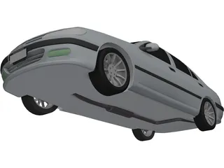 Peugeot 406 3D Model preview