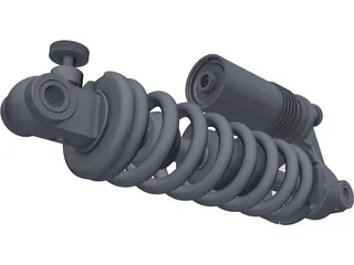 Shock Absorber DNM Burner RCP 3D Model preview