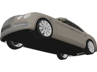 Bentley Continental Flying Spur (2014) 3D Model preview