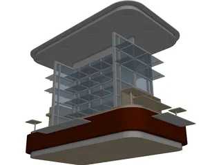Kiosk 3D Model preview
