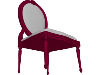 Classic Chair 3D Model preview