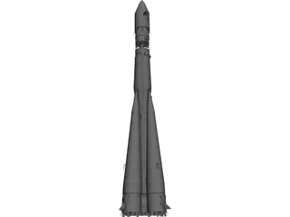 Vostok 1 3D Model preview